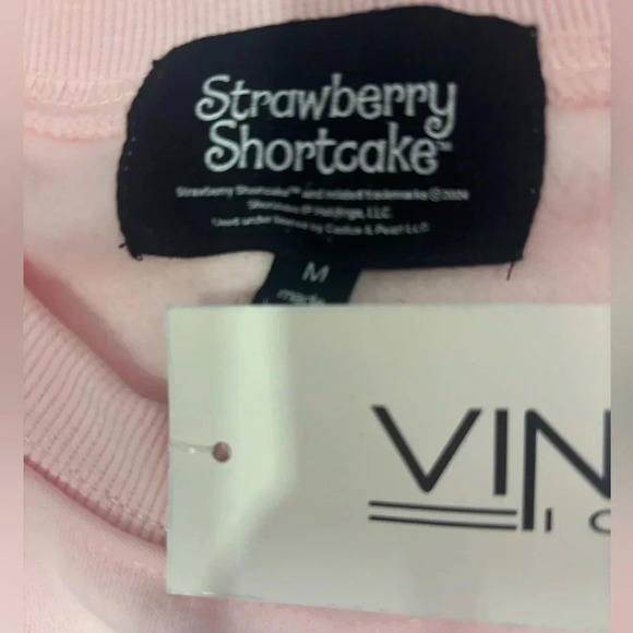 Starberry Shortcake Fields Pink Holiday Sweater Size M NWT - Picture 5 of 7